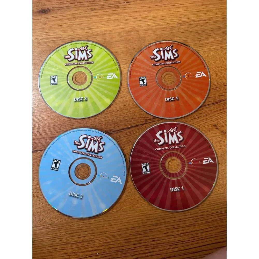 The Sims Complete Collection, 4 CDs, 2005,‎ PC: CD-Rom